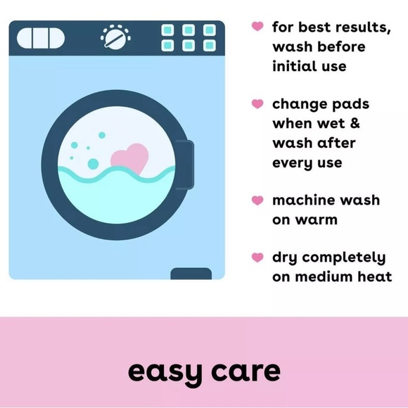 Bamboobies® Washable Nursing Pads For Breastfeeding, Reusable Breast, 2 … - Picture 9 of 9